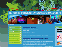 Tablet Screenshot of nuorisopalvelut.keuruu.fi